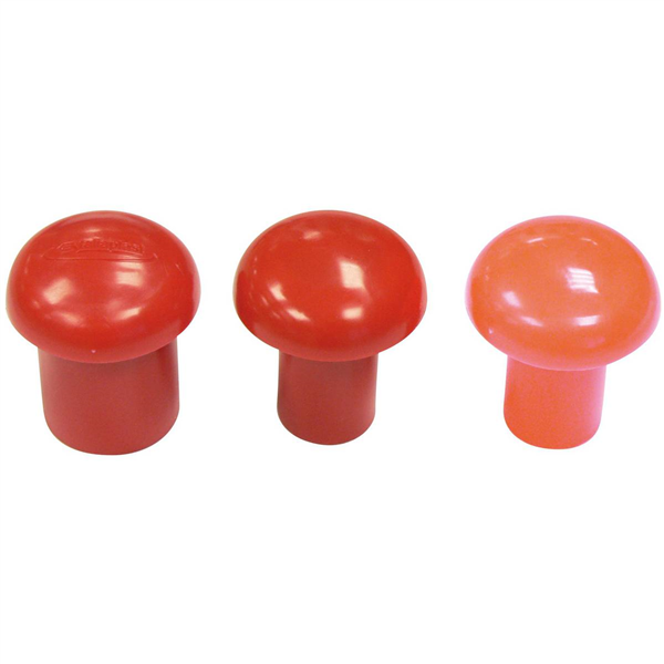 Embout de sécurité rouge pour diamètre 35 mm Sac de 25