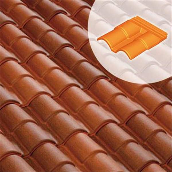 Double rive sous faitière Romane Canal