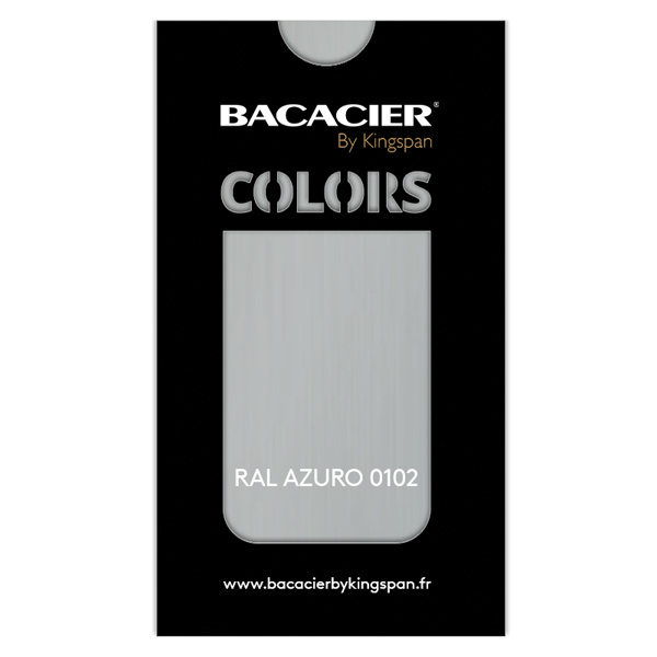 Faitière simple crantée pour toiture bac acier Clipeo Couverture Bacacier - Longueur 2,10 M - Azuro