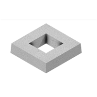 Entourage de bouche à clé carrée