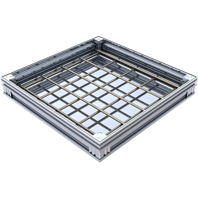 TRAPPE ACO UNIFACE ALUMINIUM 400X400MM H70MM M125 / 400KN