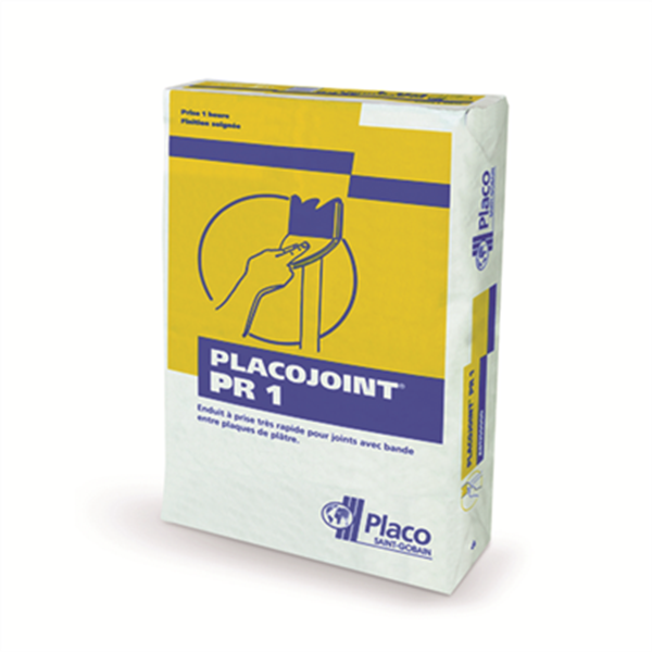 Enduit à joint à prise ultra rapide - Placojoint PR 1 - sac de 25 kg