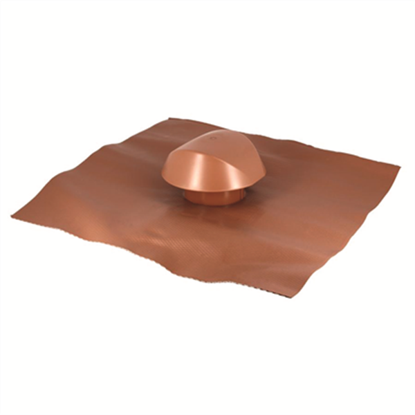 Chapeau de ventilation Diam. 125 avec collerette d'étanchéité ATEMAX VVE12