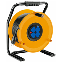 Enrouleur électrique Brennenstuhl Maxi Garant 4 S - câble de 50,0 M H07RN-F 3G2,5 avec 4 prises IP44