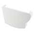 Fond de gouttière gauche Nicoll - À coller - Longueur 131 mm - Épaisseur 24 mm - Techtan - Blanc