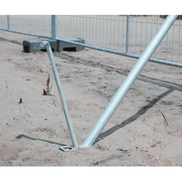 Crayon pour jambe de force Heras - Longueur 600 mm - Diamètre 20 mm - Acier galvanisé