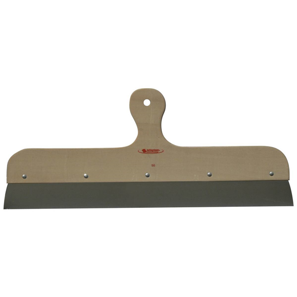 COUTEAU A ENDUIRE INOX MONTURE/MANCHE BOIS 50CM