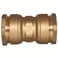 Raccord laiton manchon égal SUMO pour tube PE Ø40 mm