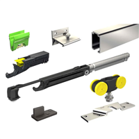 Ensemble rail pour porte coulissante jusqu'à 80 kg - Mantion SAF 80A - longueur 2 mètres