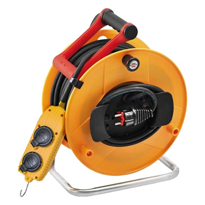Enrouleur électrique Brennenstuhl Standard BT PRO - câble de 40,00 M H07RN-F 3G1,5 avec 4 prises IP44