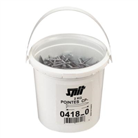 Pointe béton à tête plate Spit CP en acier galvanisé - longueur 60 mm - seau de 2 kg