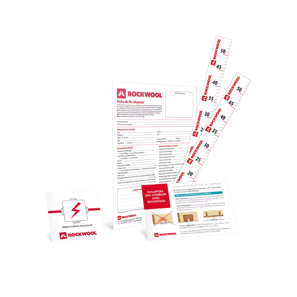 Kit de consommables pour l'isolation par soufflage des combles perdus Jetrock - Rockwool