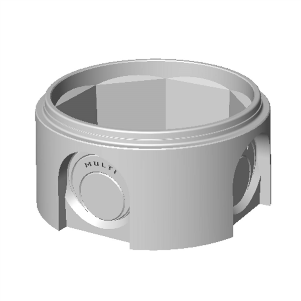 Fond plat EP UNIVERSEL Ø1000 - H600 - Emb. standard - Canalisations Ø200 à Ø315