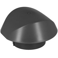 Chapeau de ventilation de toit Nicoll VVM10 avec moustiquaire - femelle Ø 100 mm - PVC Anthracite