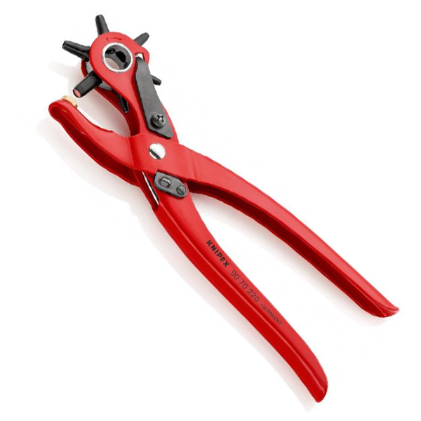 Pince emporte-pièces revolver 90 70 220 Knipex 220 mm