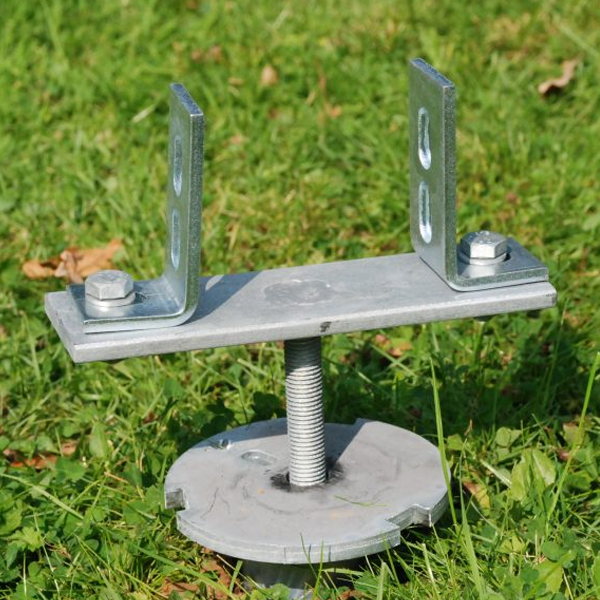 Équerre de fixation système Weasyfix - 85 x 38 x 5 mm + Vis M10 + écrou - sachet de 4 pièces