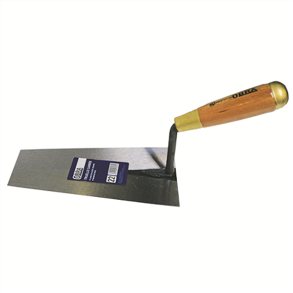 Truelle italienne Carrée Obra longueur 22 cm manche bois