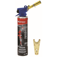 Lampe à souder Express 525 à cartouche Spécial Plomberie Gaz propylène - butane - propane