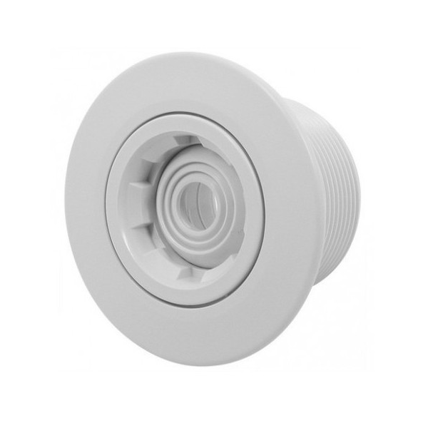 Bouche de refoulement pour piscine béton Astralpool Multiflow à jet orientable - ABS blanc - Ø 14, 20 ou 25 mm