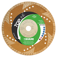 Disque diamant granit, béton et tuile Ø125 mm x 22,23 mm - TS80125 Diam Industries