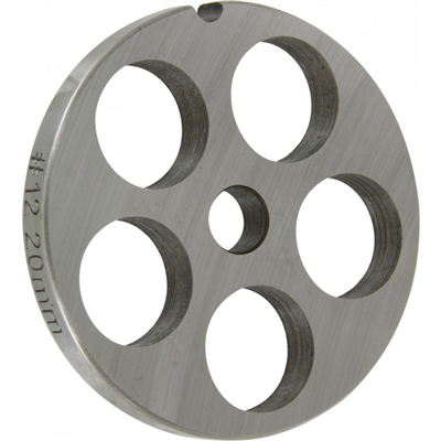 Grille inox avec trous Ø 20 mm pour hachoir électrique n°22