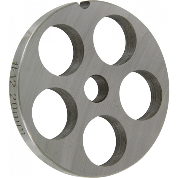 Grille inox avec trous Ø 20 mm pour hachoir électrique n°22