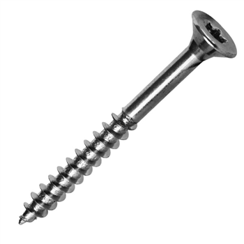 Vis bois et agglo en acier zingué tête fraisée empreinte Torx - 4,0 MM x 40,0 MM/24,0 MM - Boîte de 500