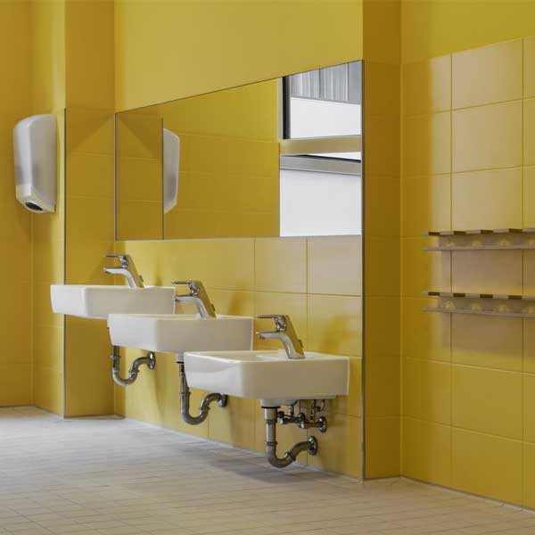 Faïence salle de bain Color One - 20,0 CM x 40,0 CM - ép. 7,00 MM - Blanc brillant