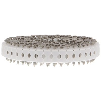 Clou cranté inox A2 en bande Paslode avec gaz pour IM45 GN - 2,5 x 35 mm - Boîte de 1000