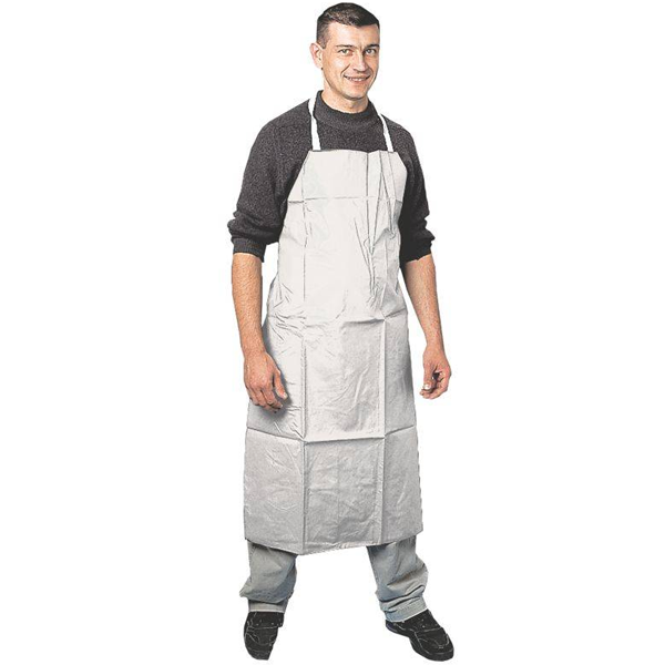 Tablier PVC blanc 120 x 90 cm