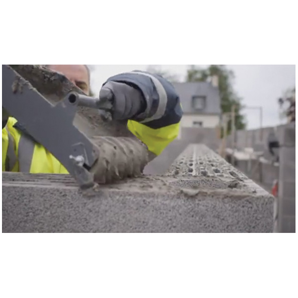 Bloc isolant Bloctherm en pouzzolane et pierre ponce - 500 MM x 200 MM x 200 MM