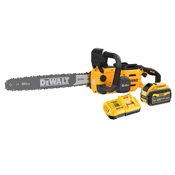Tronçonneuse élagueuse Dewalt DCMCS575X1-QW - Flexvolt XR 54V 9Ah Li-Ion 50 cm - avec batterie et chargeur