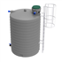 VERTIC'EAU PLUVIALE PE - 10 000 L (Echelle non incluse)