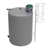 VERTIC'EAU PLUVIALE PE - 10 000 L (Echelle non incluse)