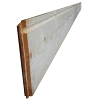 Planche de rive avec congé et rainure - sapin du nord non traité - 21 MM x 195 MM x 4,8 M