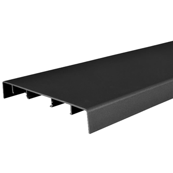 Couvertine plate pour mur Ôdemur en aluminium - gris anthracite - 310,0 CM x 27,0 CM