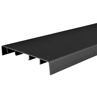 Couvertine Alu plate pour mur Ôdemur - gris anthracite - 310,0 CM x 27,0 CM