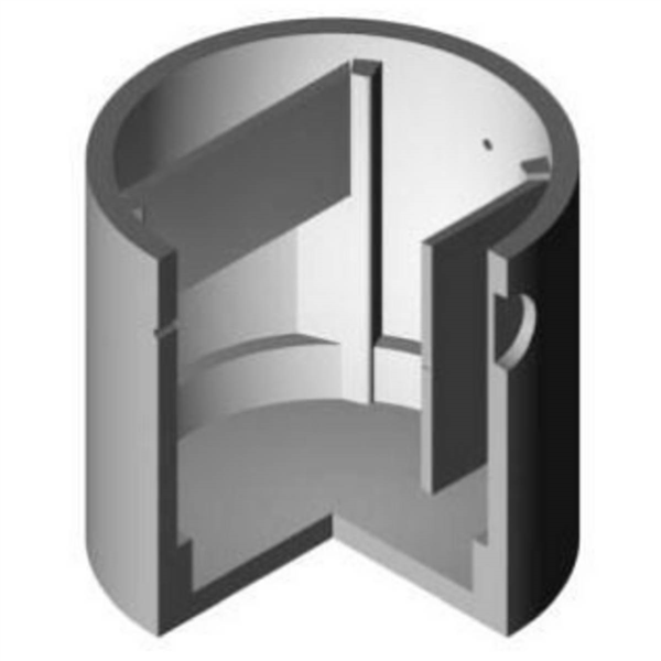 Plaquette 25x55 pour bac séparateur 200 litres