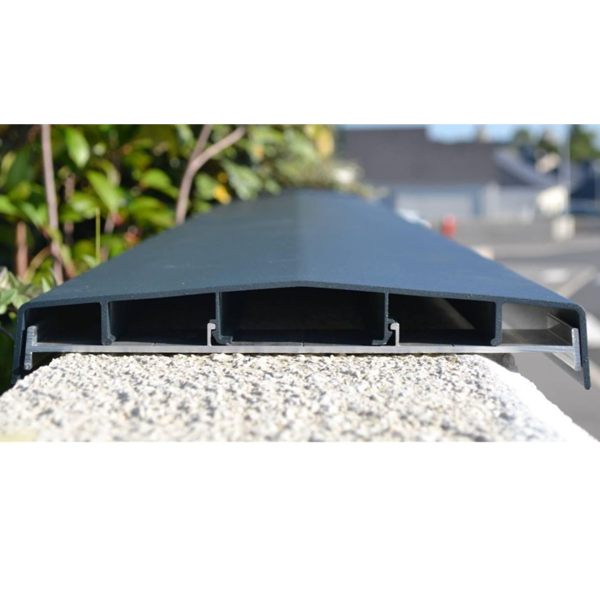 Fixation de couvertine pré-percée et invisible Ôdemur en aluminium - longueur 27,0 CM