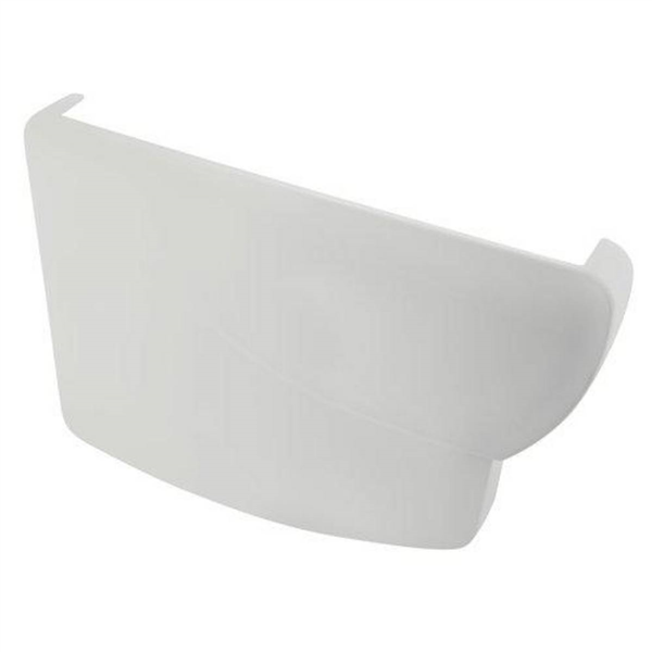 Fond de naissance gauche Nicoll FGC38 à coller pour gouttière Ovation LG38 - Techtan Blanc