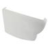 Fond de naissance gauche Nicoll FGC38 à coller pour gouttière Ovation LG38 - Techtan Blanc