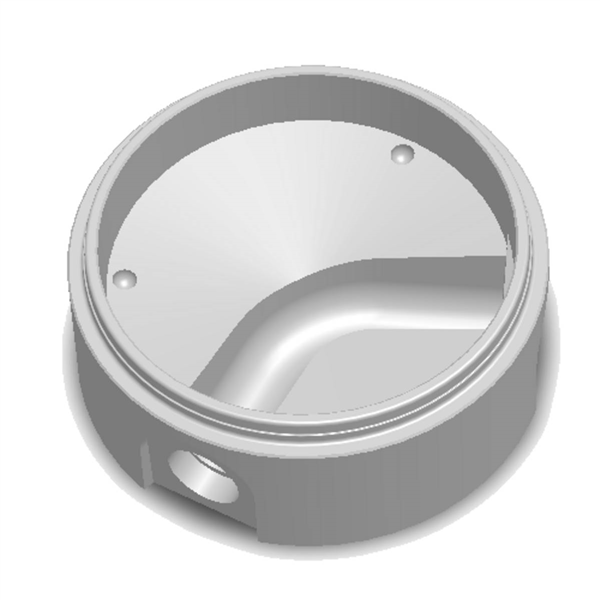 Fond de regard EU PRO Ø1000 - Entrée 67° pour 160 PVC / 150 FTE - NF