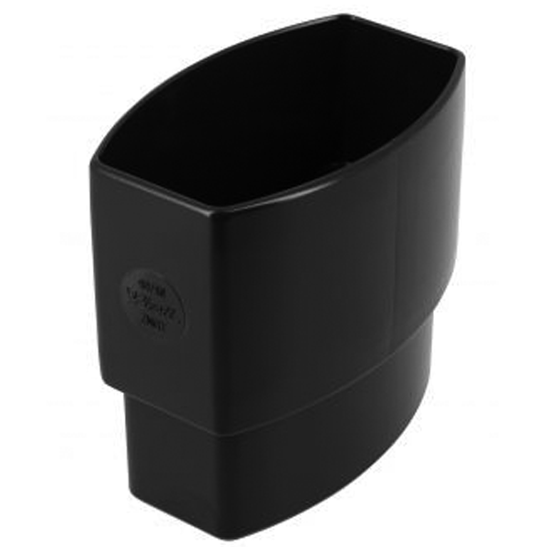 Manchette mâle/femelle pour tube de descente ovoïde 90x56 - Gris anthracite