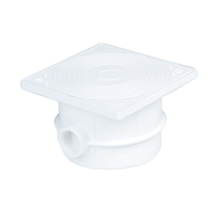 Boîte de connexion de sécurité Astralpool pour lampe de piscine - ABS blanc - raccords 3/4" et M25 - IP66
