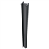 Poteau Easyclip gris RAL7016 pour panneau grillage rigide - hauteur 2,50 M