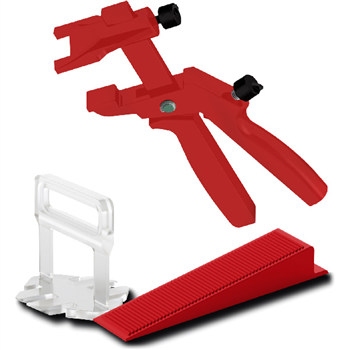 Kit croisillons autonivelants à cale - joints 2 mm - Edilis - pour carrelages d'épaisseurs 3 à 14 mm