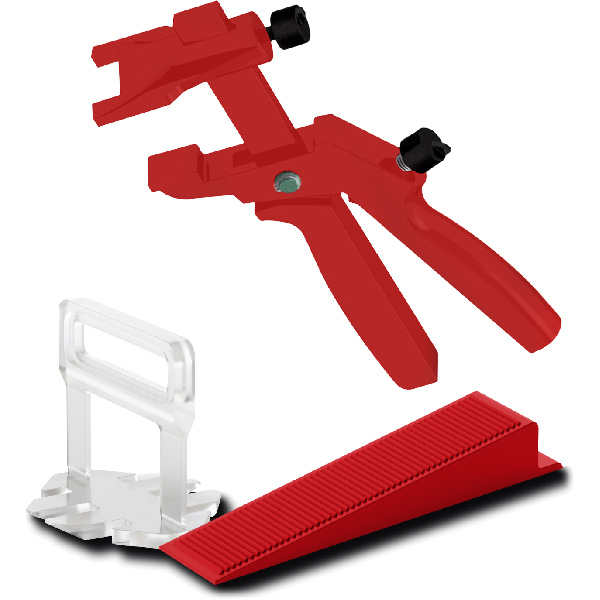 Kit croisillons autonivelants à cale - joints 2 mm - Edilis - pour carrelages d'épaisseurs 3 à 14 mm