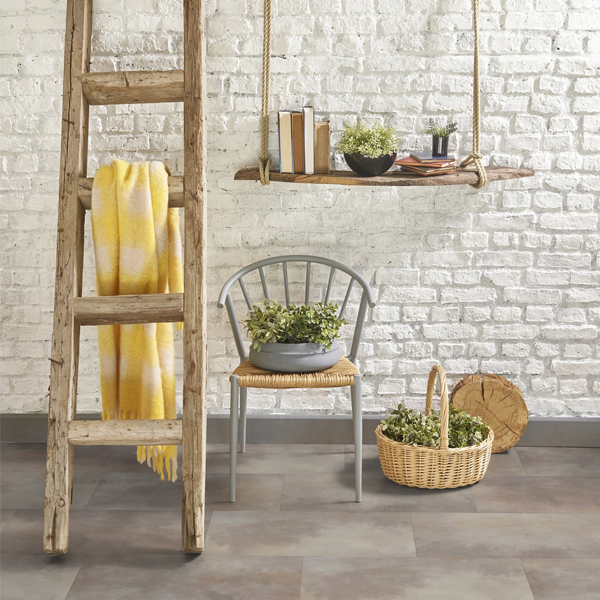 Dalle vinyle clipsable rigide et acoustique - Virtuo 55 Rigid Acoustic - 73,0 CM x 39,9 CM - ép. 5,70 MM - Acuarela taupe