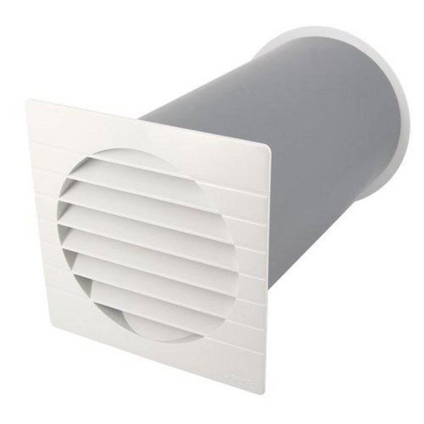 TRAVERSEE DE MUR ACOUSTIQUE 100 CM2 BLANC
