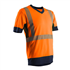 T-shirt de travail haute visibilité orange col en V avec bandes rétroréfléchissantes - KOMO II - Taille L